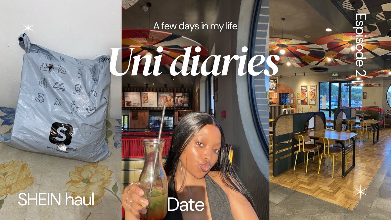 Uni diaries 2🌸:SHEIN haul|anniversary date|shopping |enjoying|hair install#viral #vlog #youtubevlog 