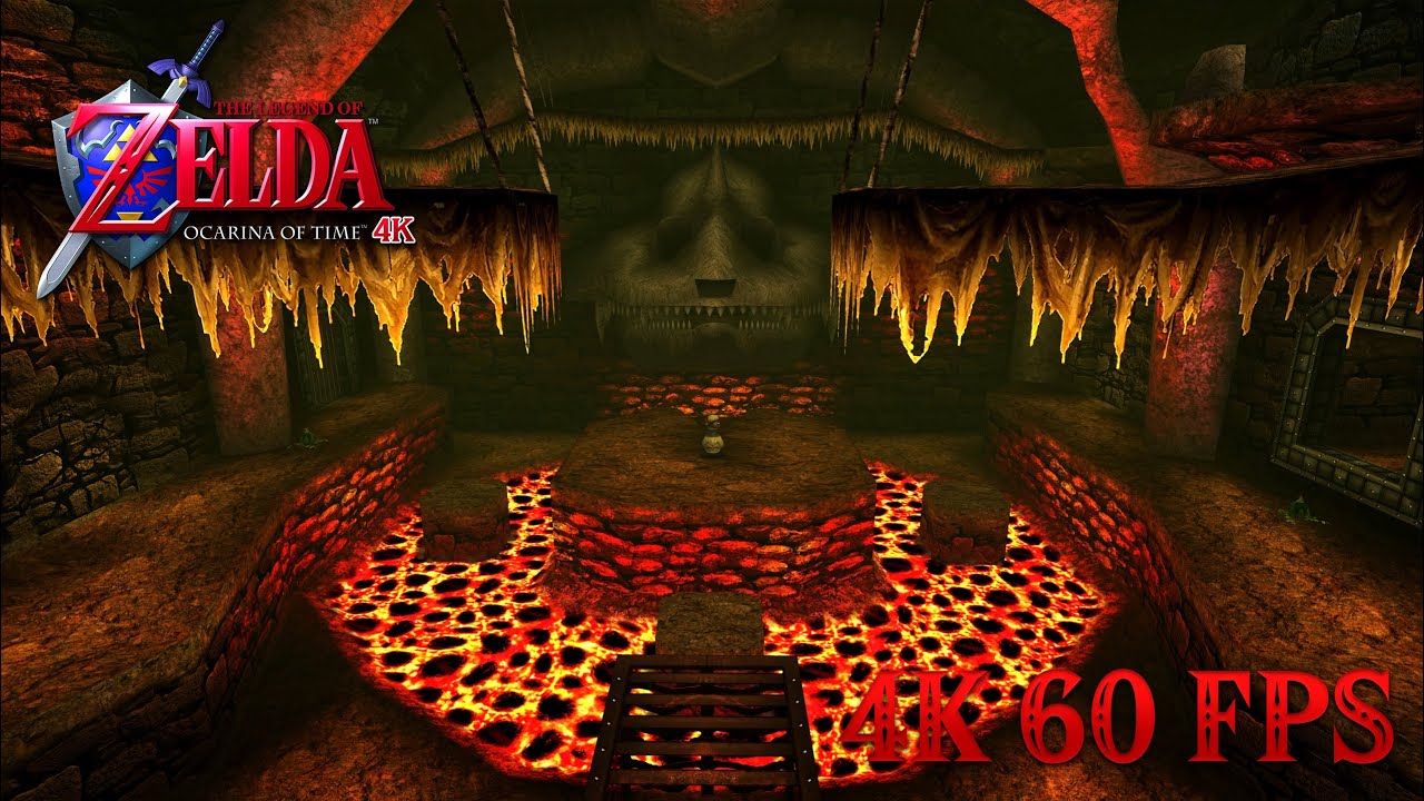 Zelda: Ocarina of Time 3D 4K - Let's Play Part 4 (Dodongo's Cavern) [60 FPS]