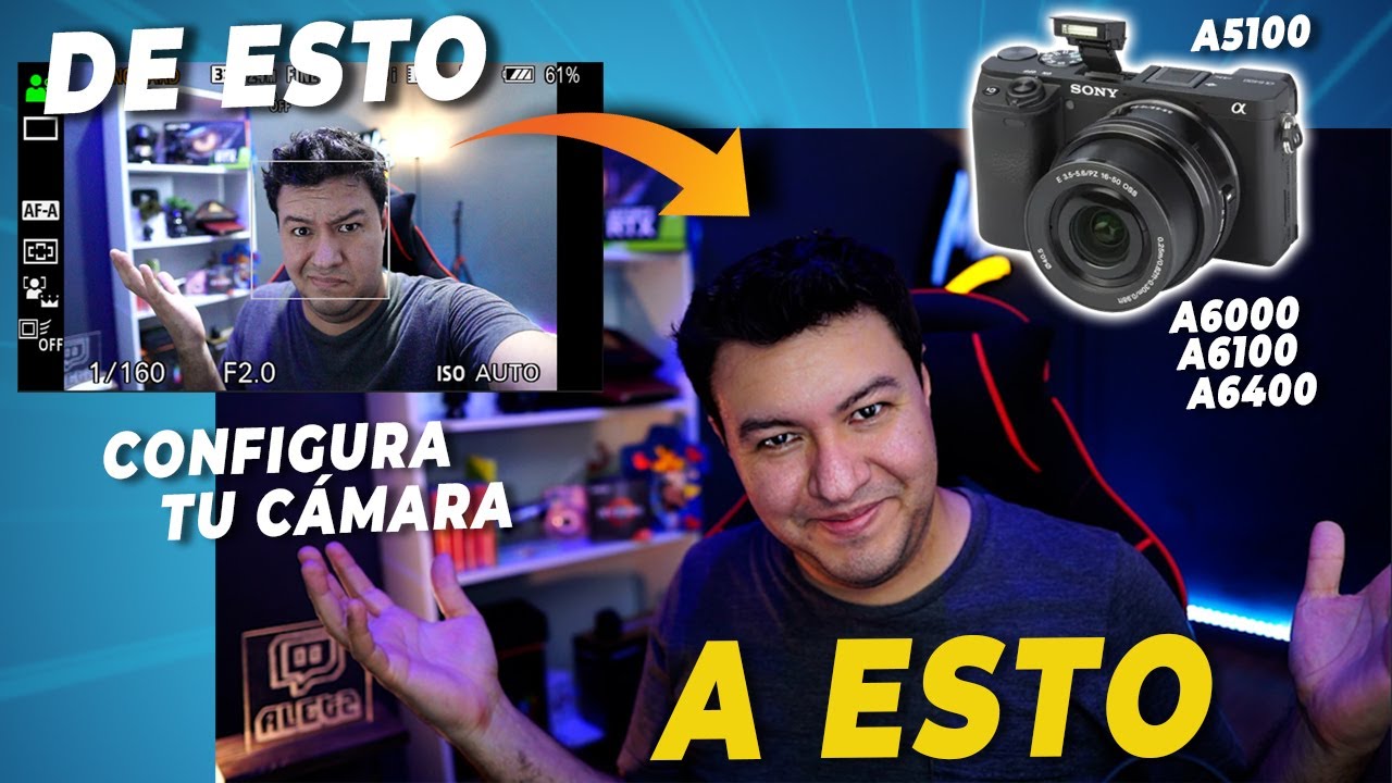 Como Configurar tu Cámara para Streams | Sony a5100 a6000 a6400 a7iii