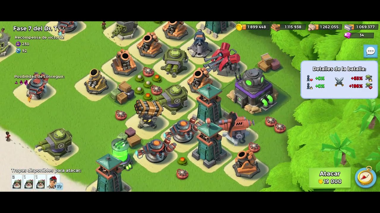 BOOMBEACH - COMO DESTRUI TODAS LAS FASES DEL DR. T 2026 SKEZSB