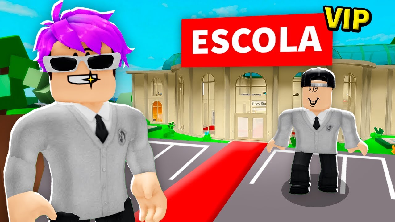 FUI PRA UMA ESCOLA VIP no BROOKHAVEN