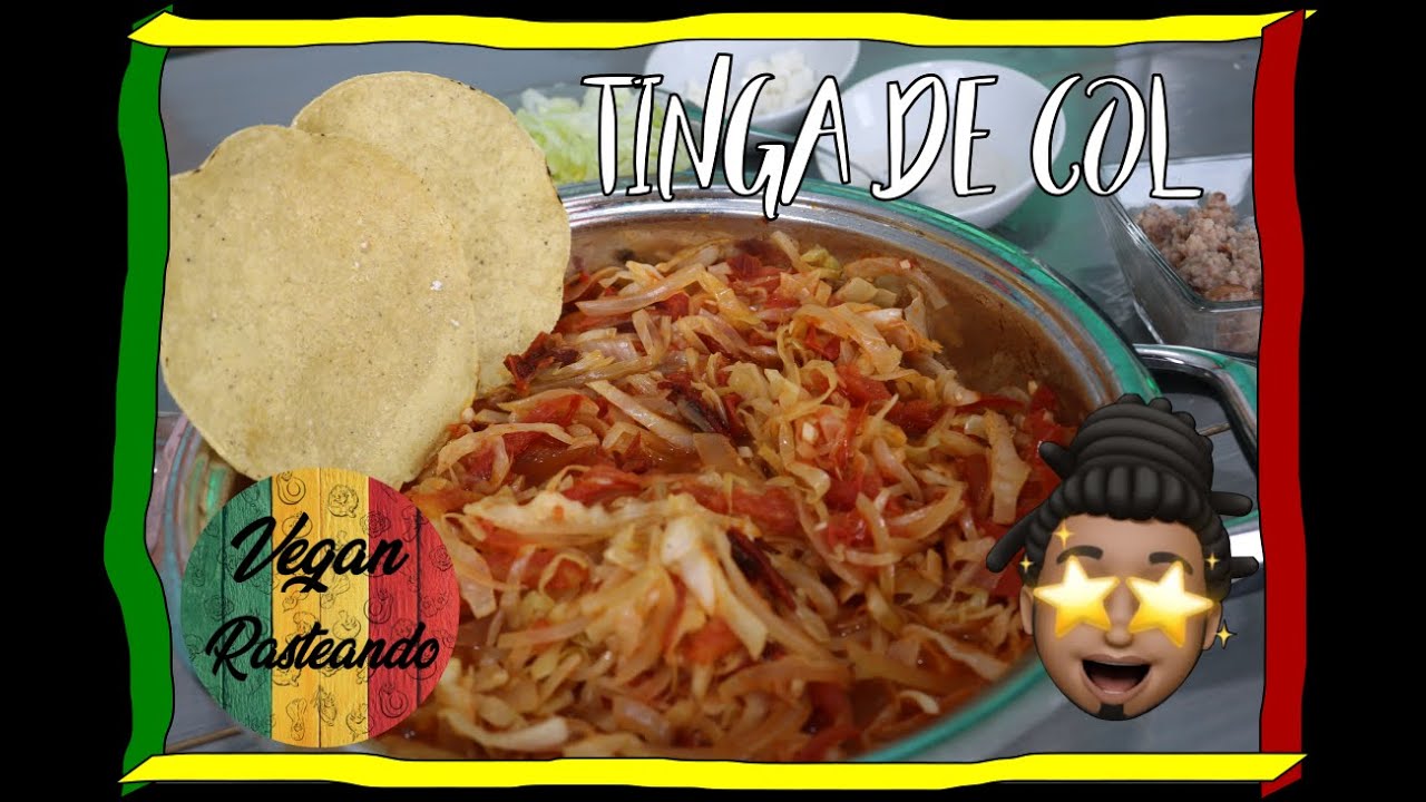 Tinga de col vegana (repollo)