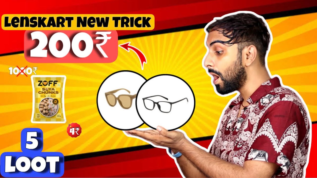 Lenskart Sunglass & Blu Cut Eyeglass In Big Loot Price | Digihaat Rs.9 & Rs.4 Loot | 5 Loot Offers