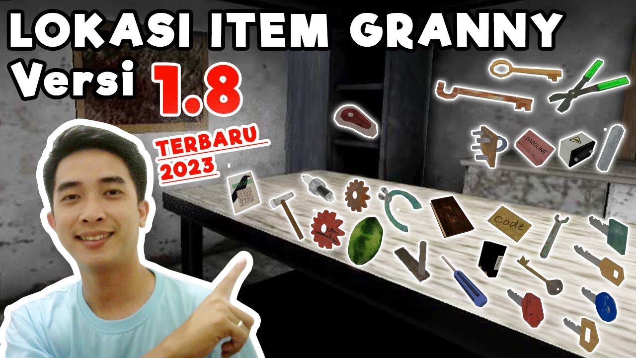 Lokasi Item di Granny Pola yang ke - 1 Sewer Escape | Granny Horror Game 1.8