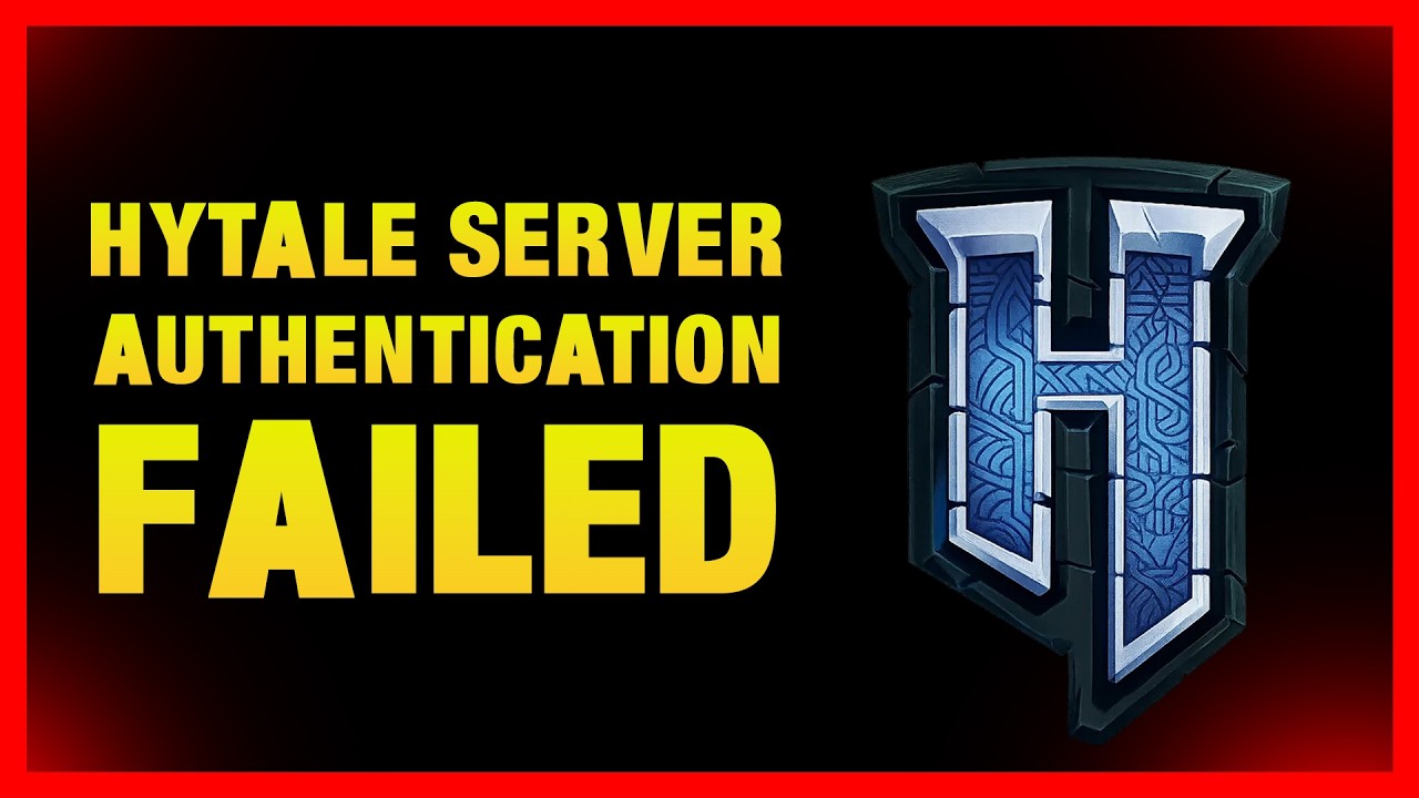 How To Fix Hytale Server Authentication Failed | Fix Hytale Failed To Connect Error