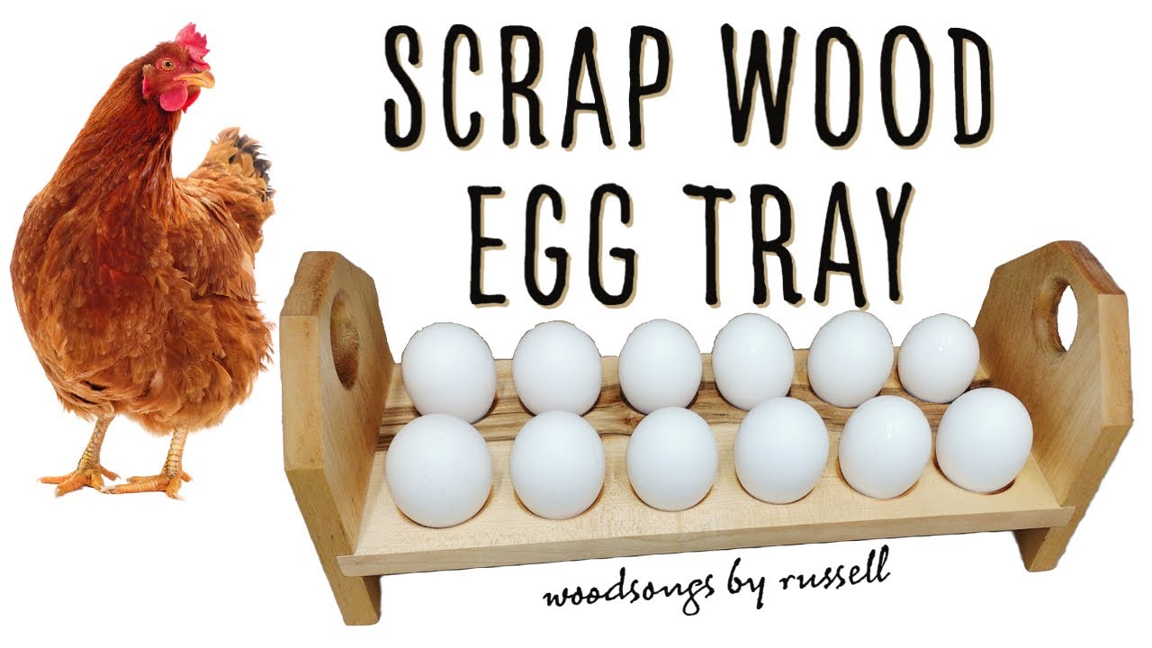Scrap Wood Egg Tray | Pallet Wood Project | Egg Holder Design | Woodworking