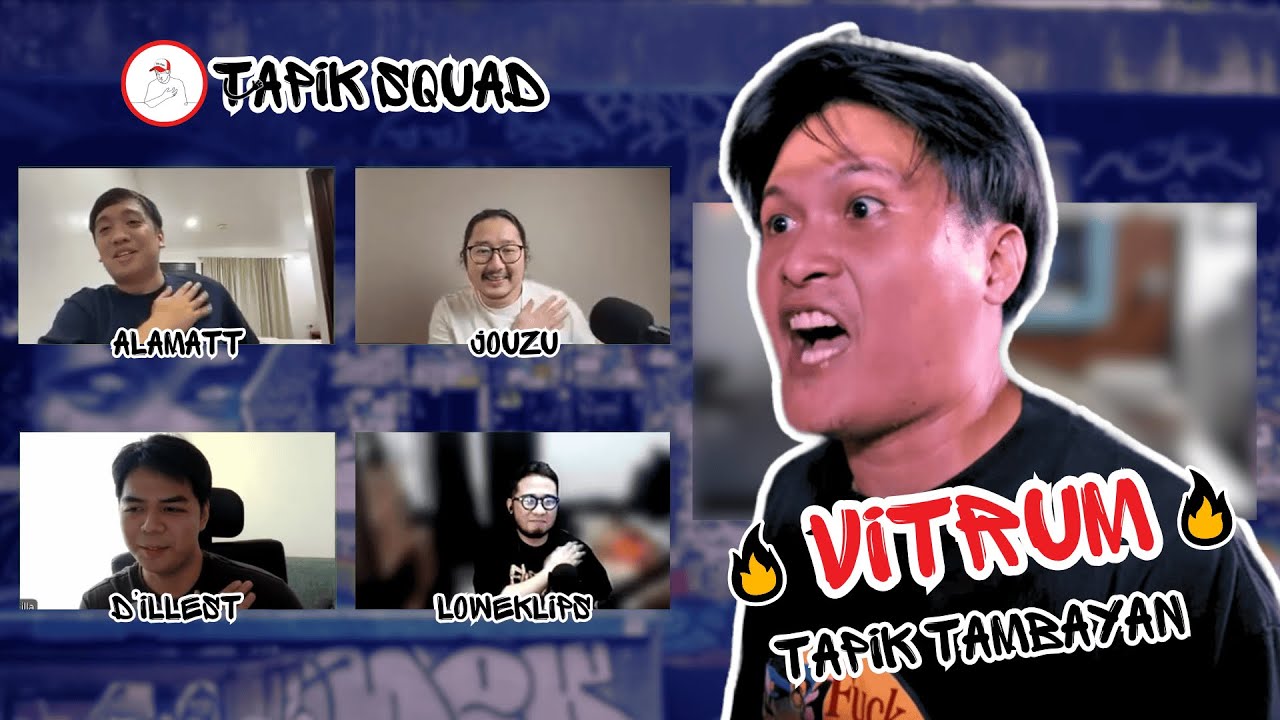 Kuwentuhang may cultural swaggerrr! @_VITRUM_  at Tapik Squad sa Tapik Tambayan