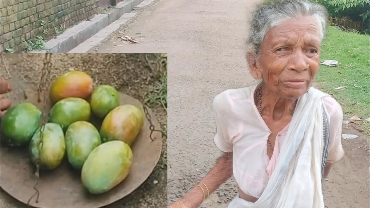 এত গরমে,রোদে ঘুরে ঘুরে আম বিক্রি করে চলেছেন ঠাকুমা 🥺