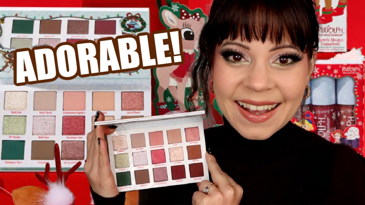 The CUTEST holiday collection! Colourpop x Rudolph the red nosed reindeer collection REVIEW