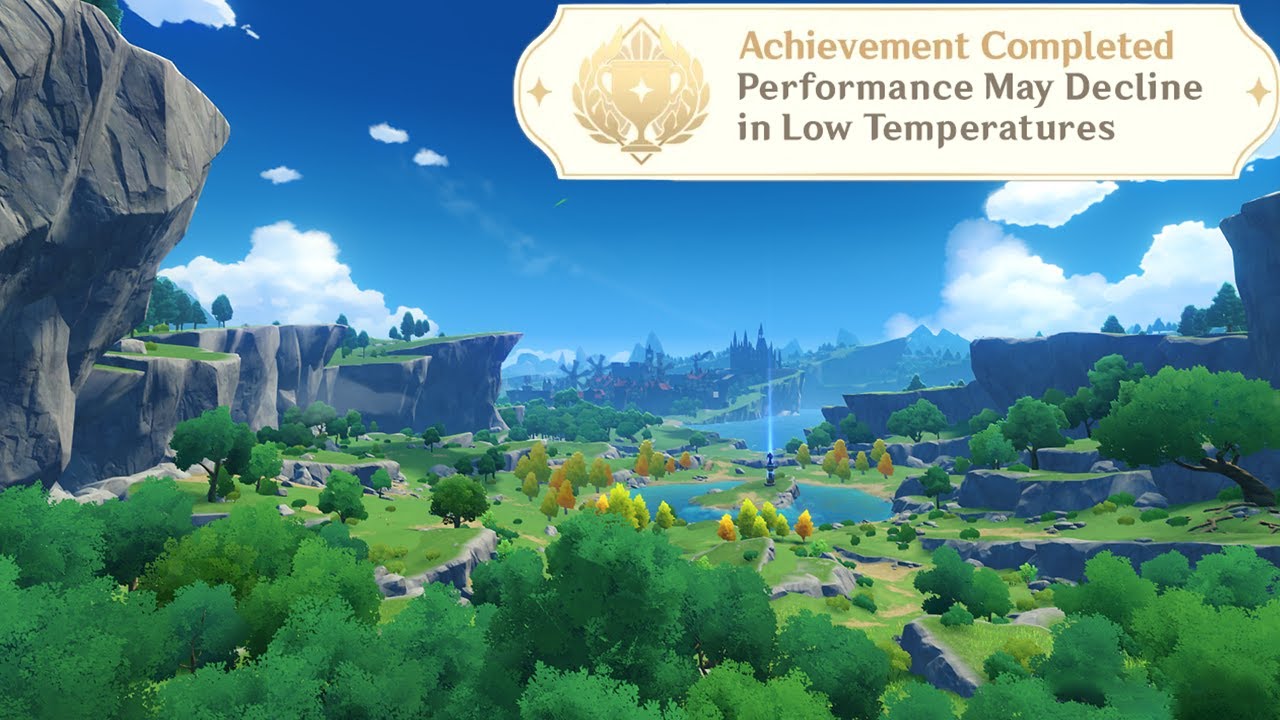 Performance May Decline in Low Temperatures | Achievement | Genshin Impact