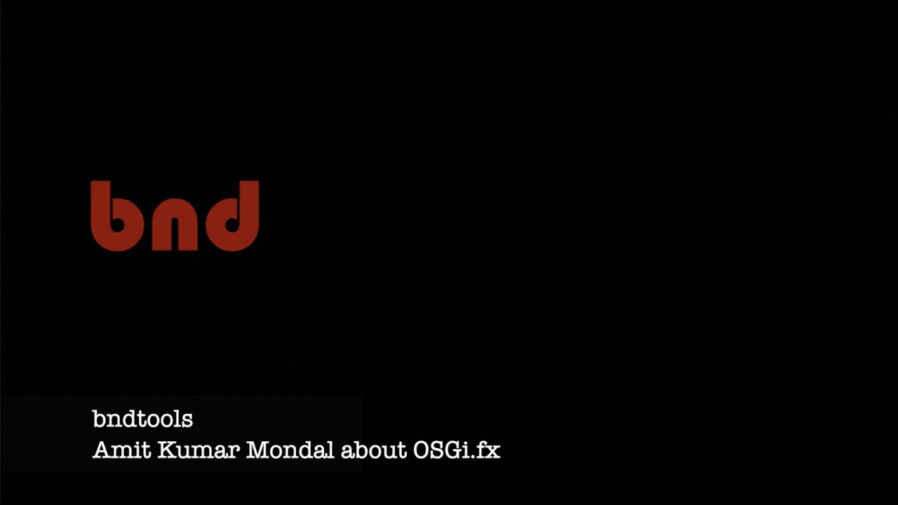 OSGi.fx by Amit Mondal
