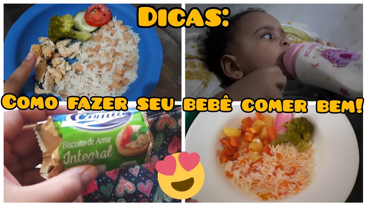 COMO FAZER O SEU BEBÊ COMER BEM! | Rotina alimentar da minha bebê de 1 ano e 4 meses | Mylena Silva