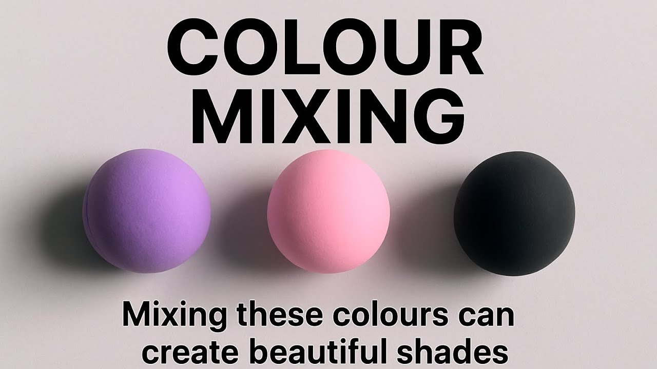 Satisfying Colour Mixing with Pink and Purple Balls
