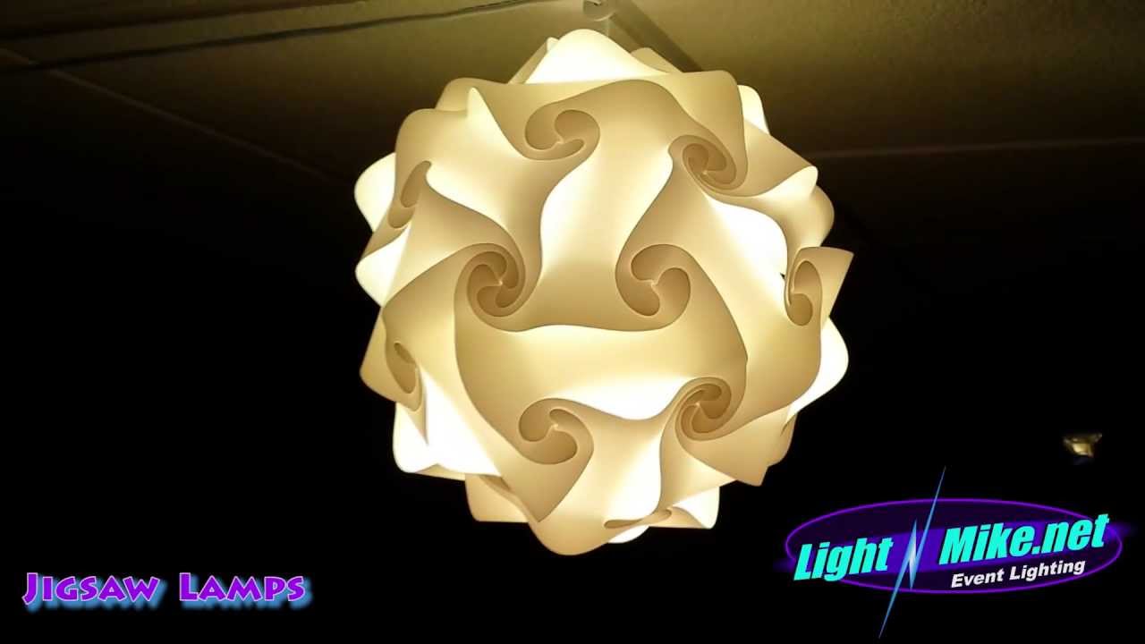 LED Jigsaw Lamp w/ 24 Function Wireless Remote
