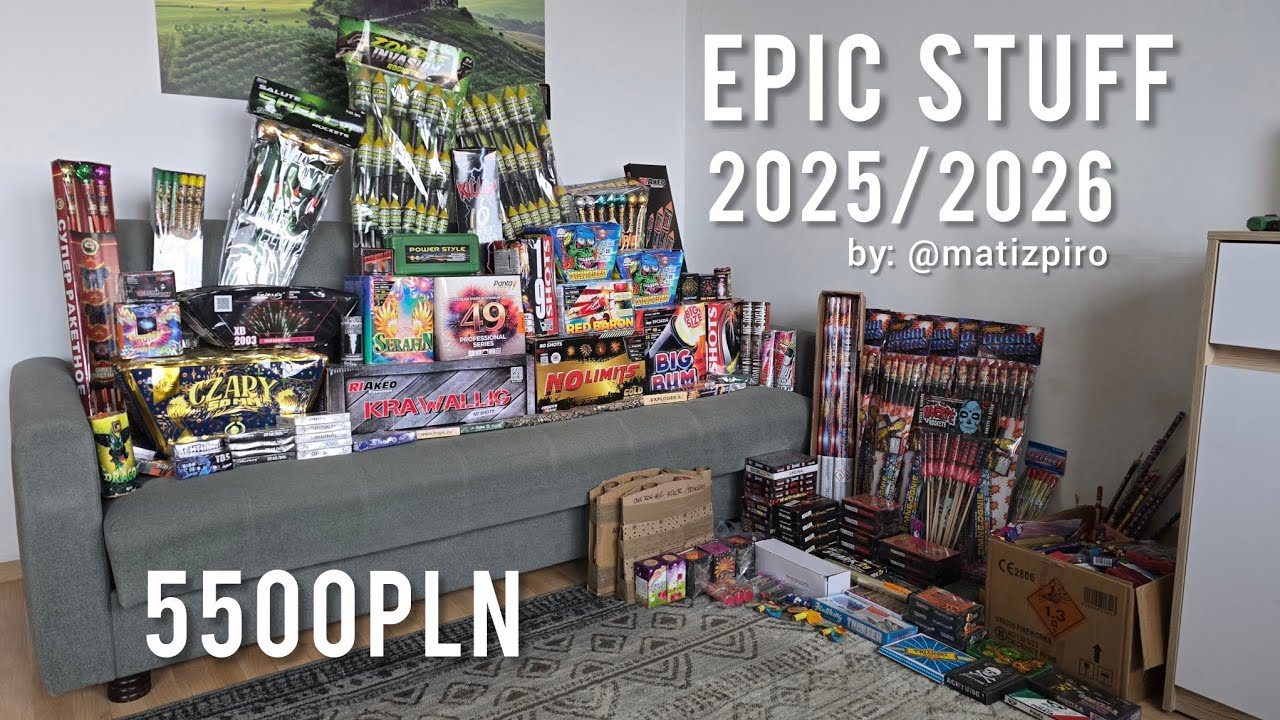 OGROMNY STUFF NA SYLWESTRA 2025/2026💥 Polenböller 1300€💥 Matiz PIRO