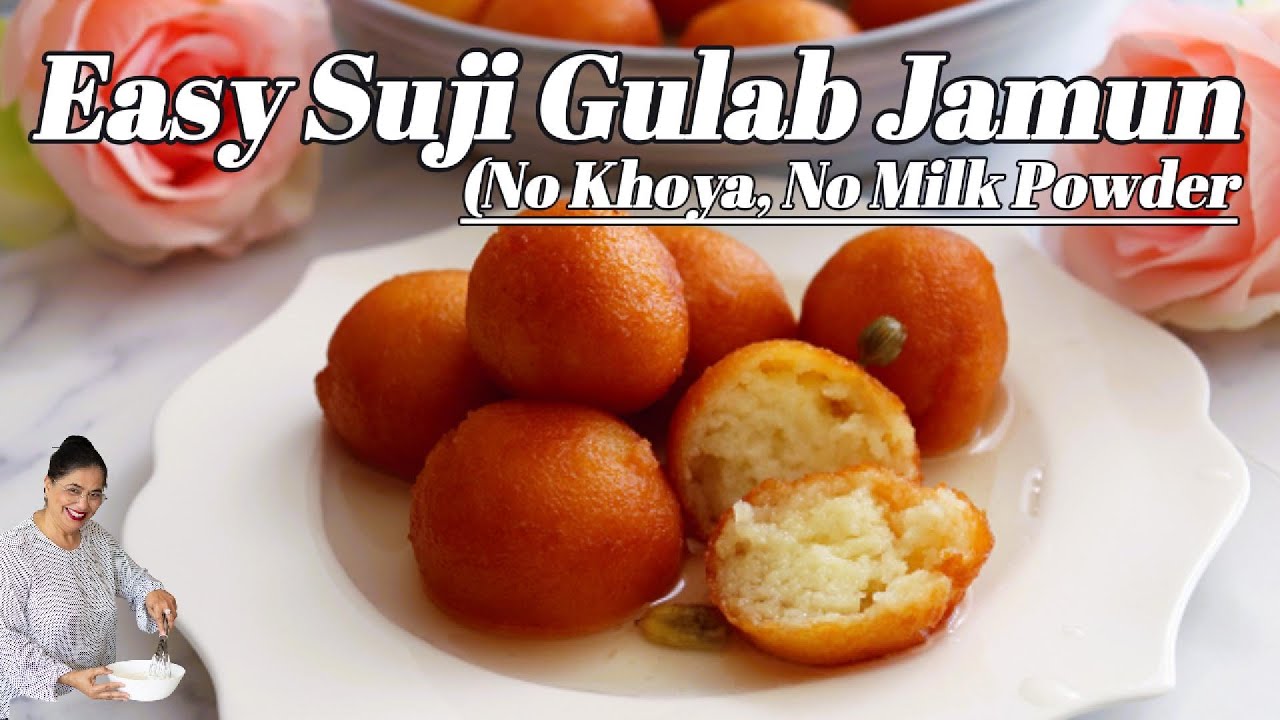 Easy Suji Gulab Jamun Recipe I Rava Gulab Jamun I Indian Sweets I Indian Dessert I Festival Recipes