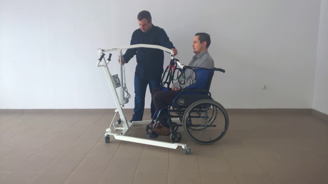 Podnośnik dla niepełnosprawnych MEVA TITAN - POLSKI -udźwig 180 kg