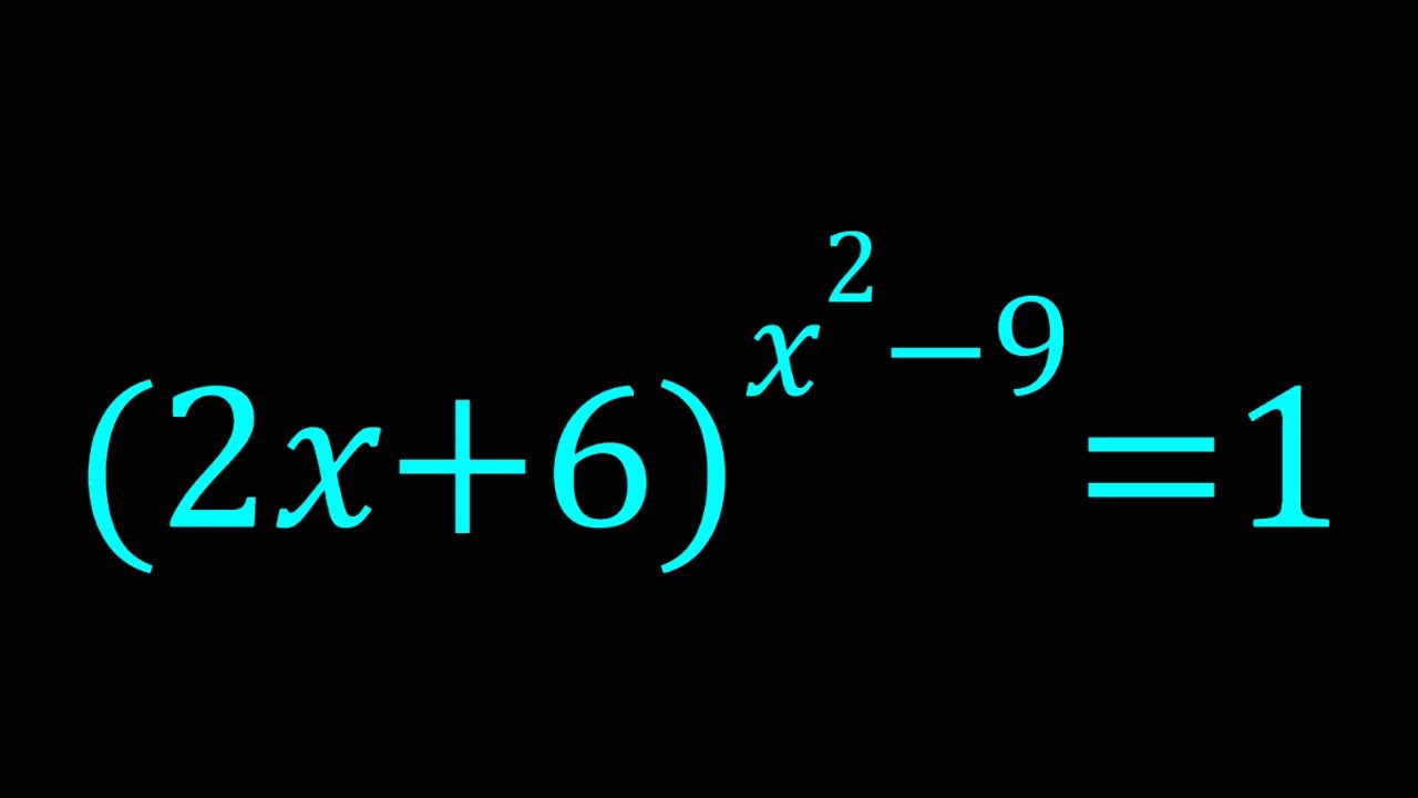 A Nice Exponential Equation | Math Olympiads