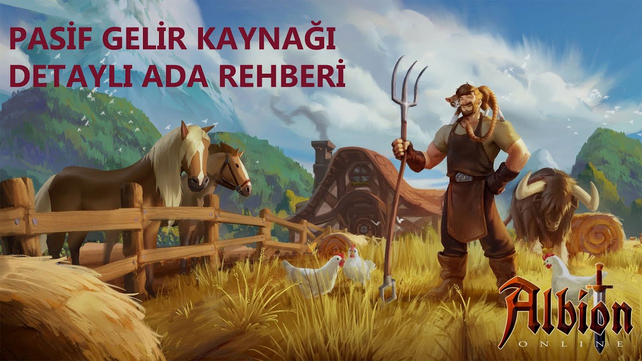 Albion Online Detaylı Ada Rehberi #1 Pasif Gelirle Bedava Premium Alma! Simya, Tarım ve Hayvancılık