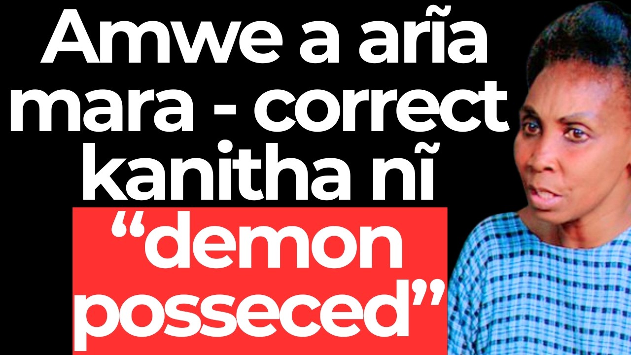 Some people claim they are correcting the Church, but are actually demon-possessed. : Rev.Ann Neema
