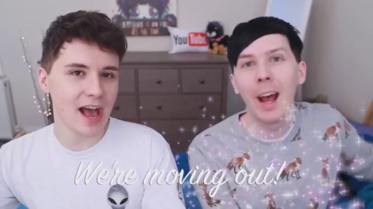 Dan and Phil moving over the years