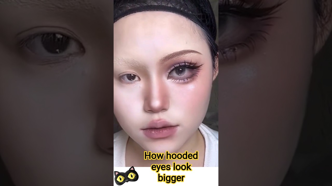 Easy Way To Make Hooded Eyes Look Bigger 🔥 #beautyhacks #2025#hoodedeyesmakeup#viralvideo