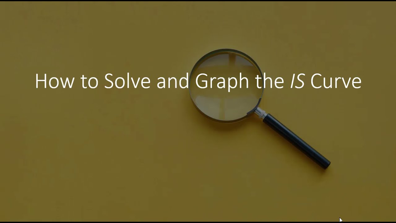 How to Solve and Graph IS Curve