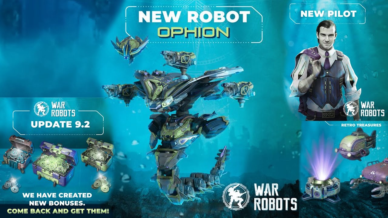 Update 9.2 Overview Trailer - YAMANTAU Map, Snake Robot 🐍, & Titan Pilots 👨&zwj;💼- War Robots