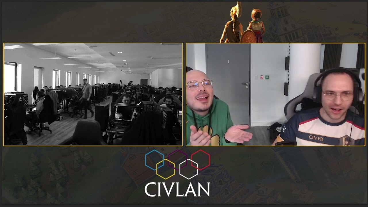 CivLAN 4v4 Jour1: DShark vs Cléoplatres
