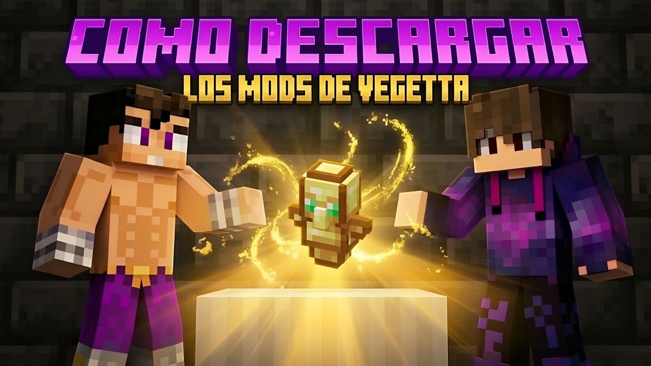 🔥 C&oacute;mo DESCARGAR los MODS de VEGETTA777 en DIOSESMC ✅ F&Aacute;CIL y R&Aacute;PIDO🎮