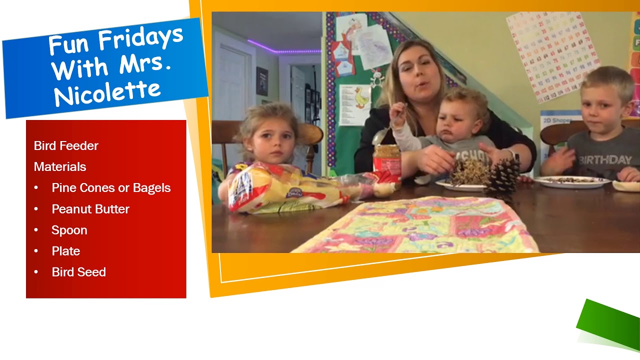 Fun Fridays With Mrs. Nicolette (Bird Feeder)