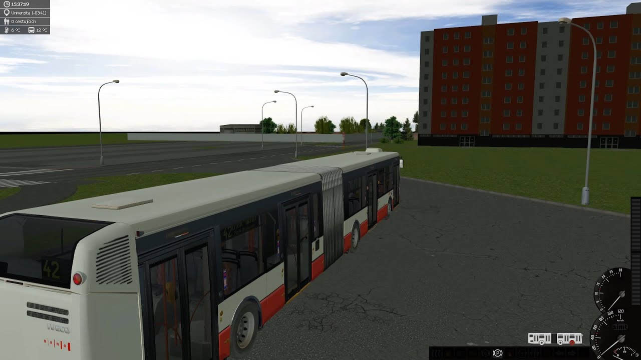 SIMT MHD - autobus Iveco Citelis 18M z města Brna, Linka 42 | Univerzita - letiště!