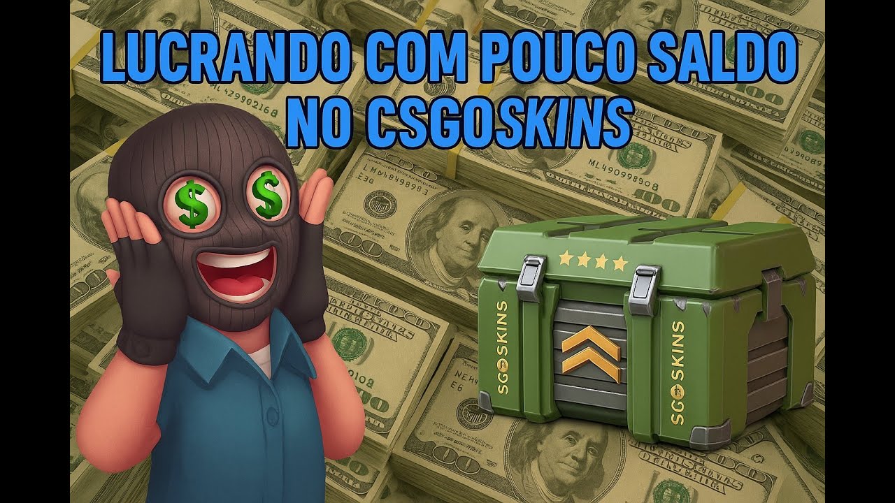 COMO EU FIZ 1000 REAIS EM SKINS NO CSGOSKINS (COM POUCO SALDO)! 😱