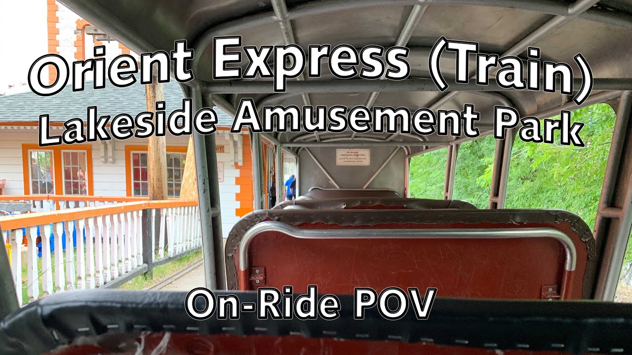 Orient Express Train Ride at Lakeside Amusement Park Denver On Ride POV