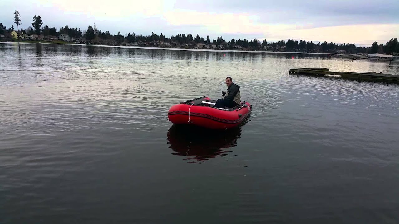 ALEKO&reg; BT360 11.8ft Inflatable Boat with Aluminum Floor