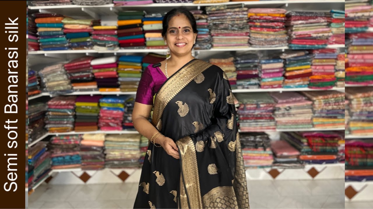Semi soft Banarasi soft silk| Apavaranam |Deepavali collection |13 October 2025