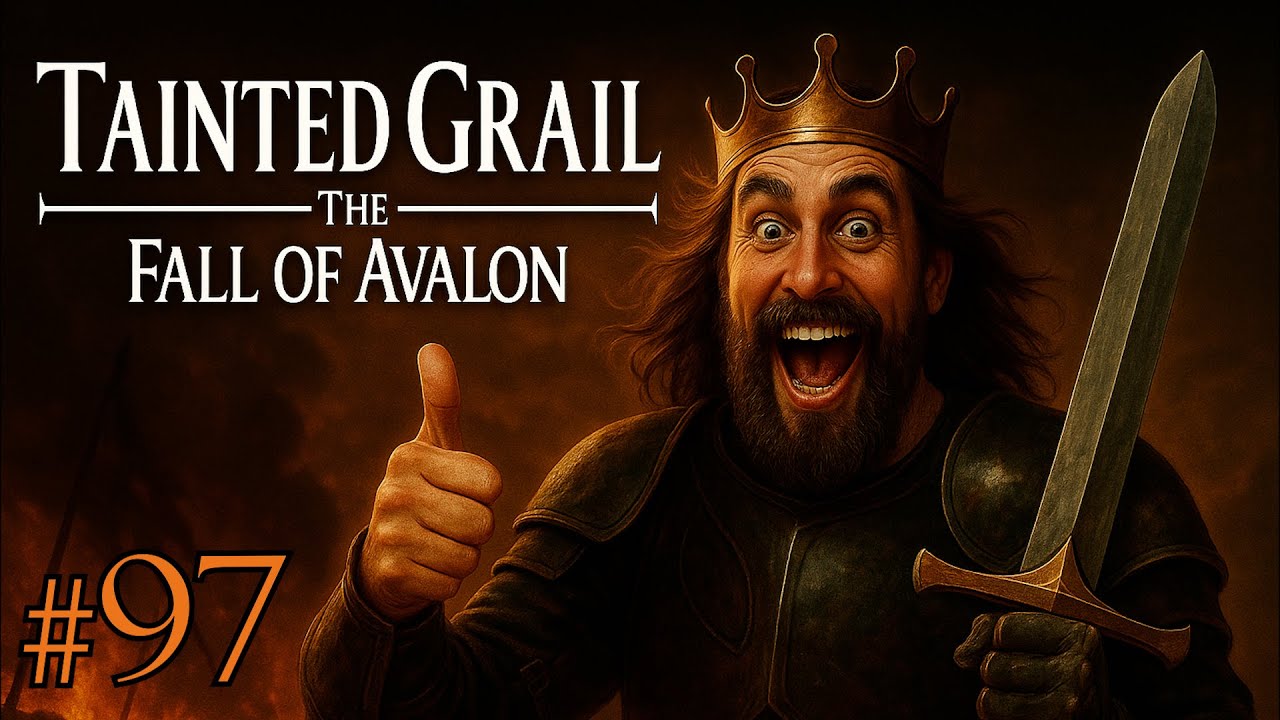 Tainted Grail: The Fall of Avalon! Хардкор, выживание. Прохождение. Маг. Часть 97. Летсплей. Стрим