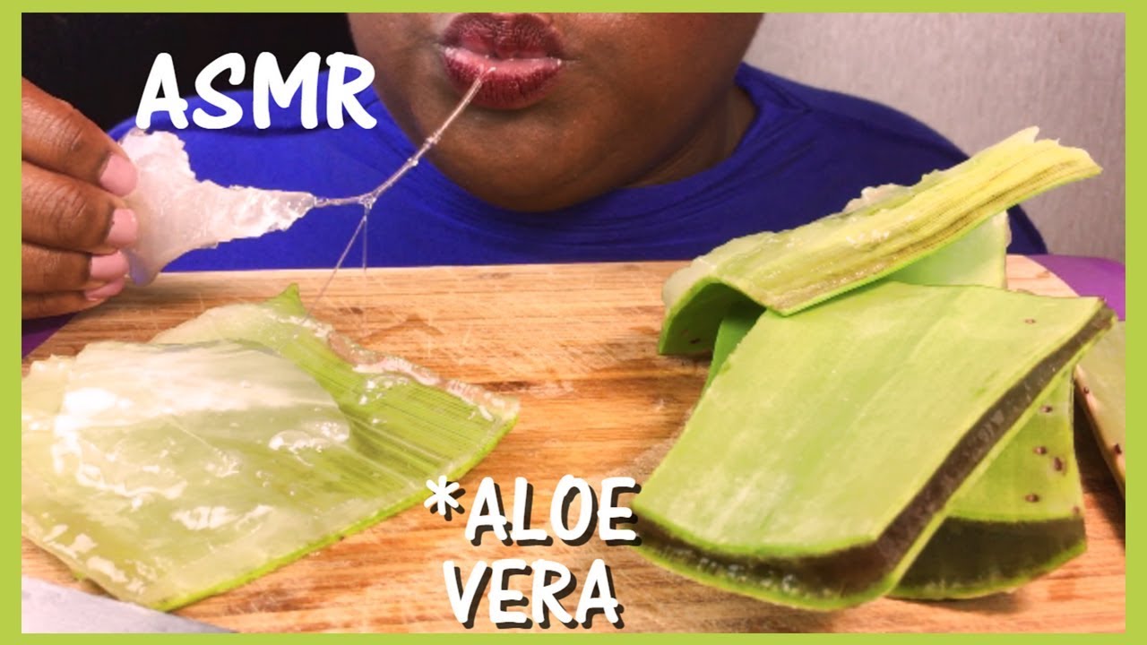 ASMR ALOE VERA CHALLENGE Soft Crunches and Sticky Sounds FAIL