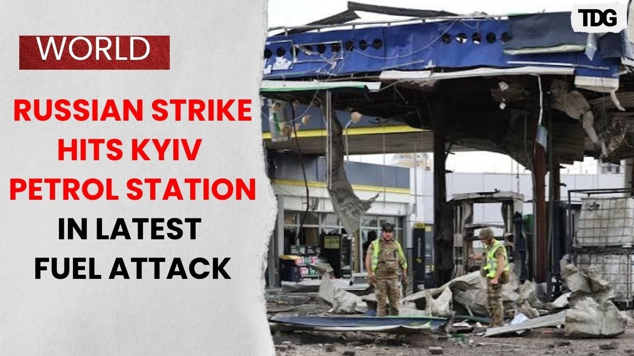 Russian Strike Hits Kyiv Petrol Station In Latest Fuel Infrastructure Attack