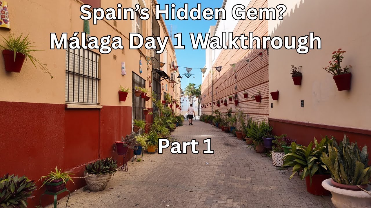 Málaga, Spain Walking Tour | Day 1 Exploring Stunning Architecture & Old Town Charm - Part 1