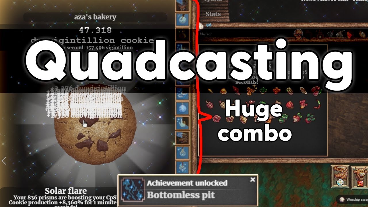 Cookie Clicker Most Optimal Strategy Guide #25 [Quad-Casting: The Finale]