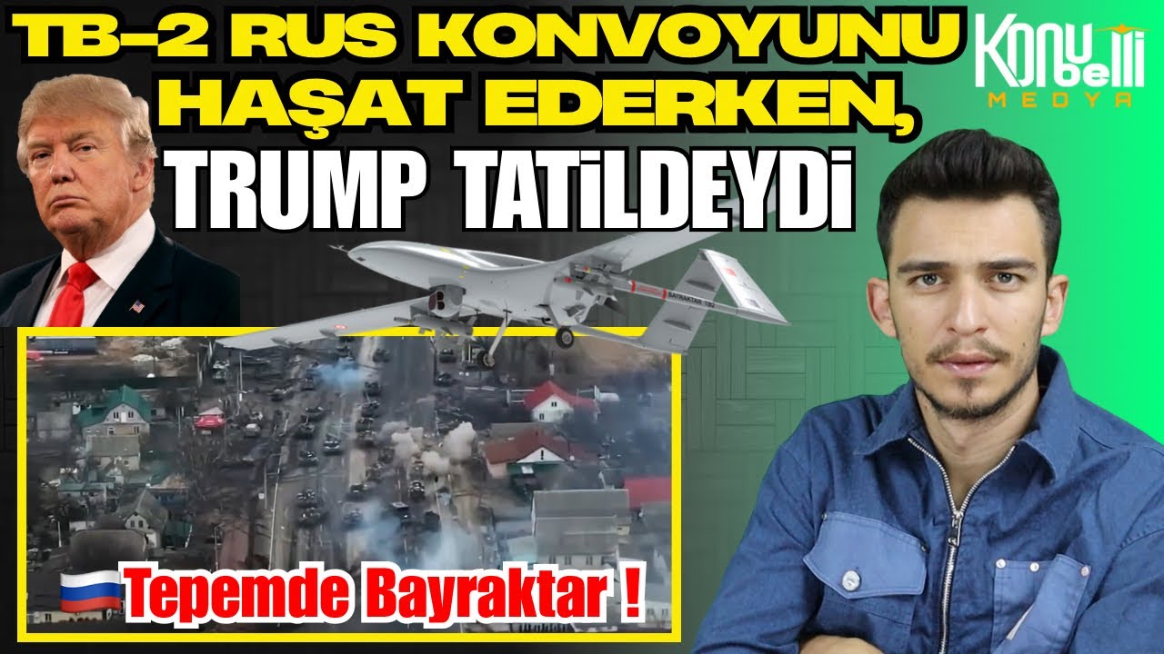 Trump Tatildeyken, Bayraktar TB-2 Kiev'i savunuyordu ! Rus Tankları Tarlaya mı sürüldü ?