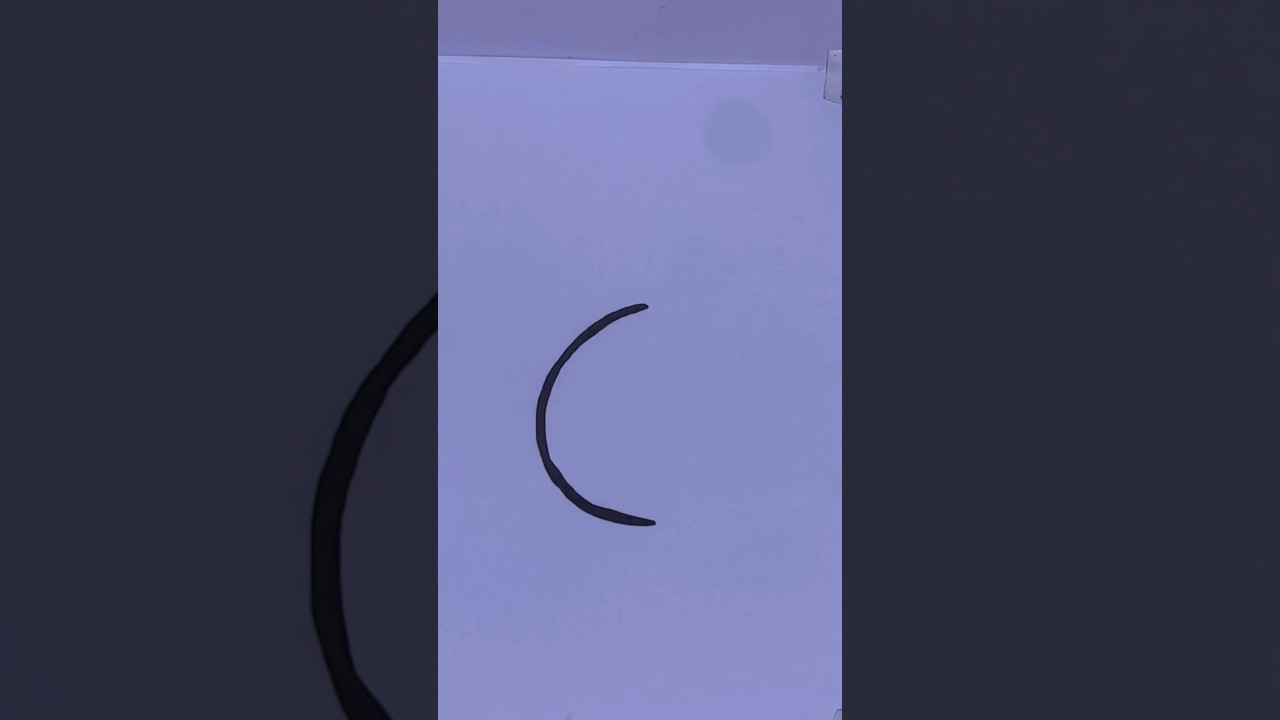 Creative Dolphin Drawing from the Letter &ldquo;C&rdquo;#creative #dolphin #drawing #shots
