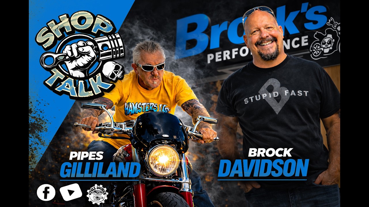 ShopTalk Episode 335 | Pipes Gilliland & Brock Davidson | Race-Ready Softail ST Build