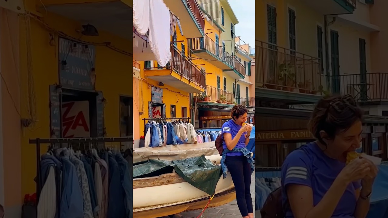 Isn&rsquo;t it nice to &ldquo;Torna a Cinque Terre&rdquo;? 🌺 #travelitaly #italy #travel #shorts #italytravelguide