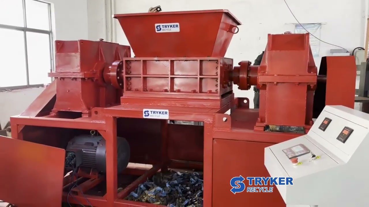 💥 ST-CR800 Double shaft shredder &ndash; Your Heavy-Duty Wire Processing Partner! 💥