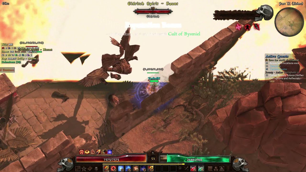 GRIM DAWN, NYDIAMAR MOD -  BOMBER WEAPON+INQUISITOR SEAL: WILL I DIE? #2