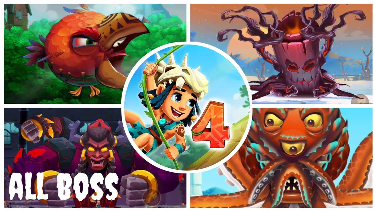 Jungle adventures 4 - all bosses