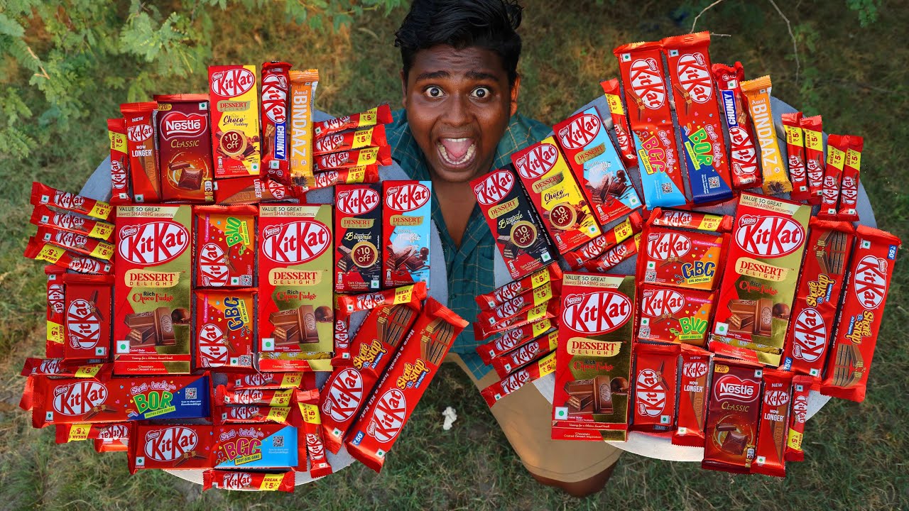 All Types of KitKat Laddu Making|கிட்கேட் வச்சு லட்டு செய்யலாம்|Yummy And Tasty Laddu Making|Suppu