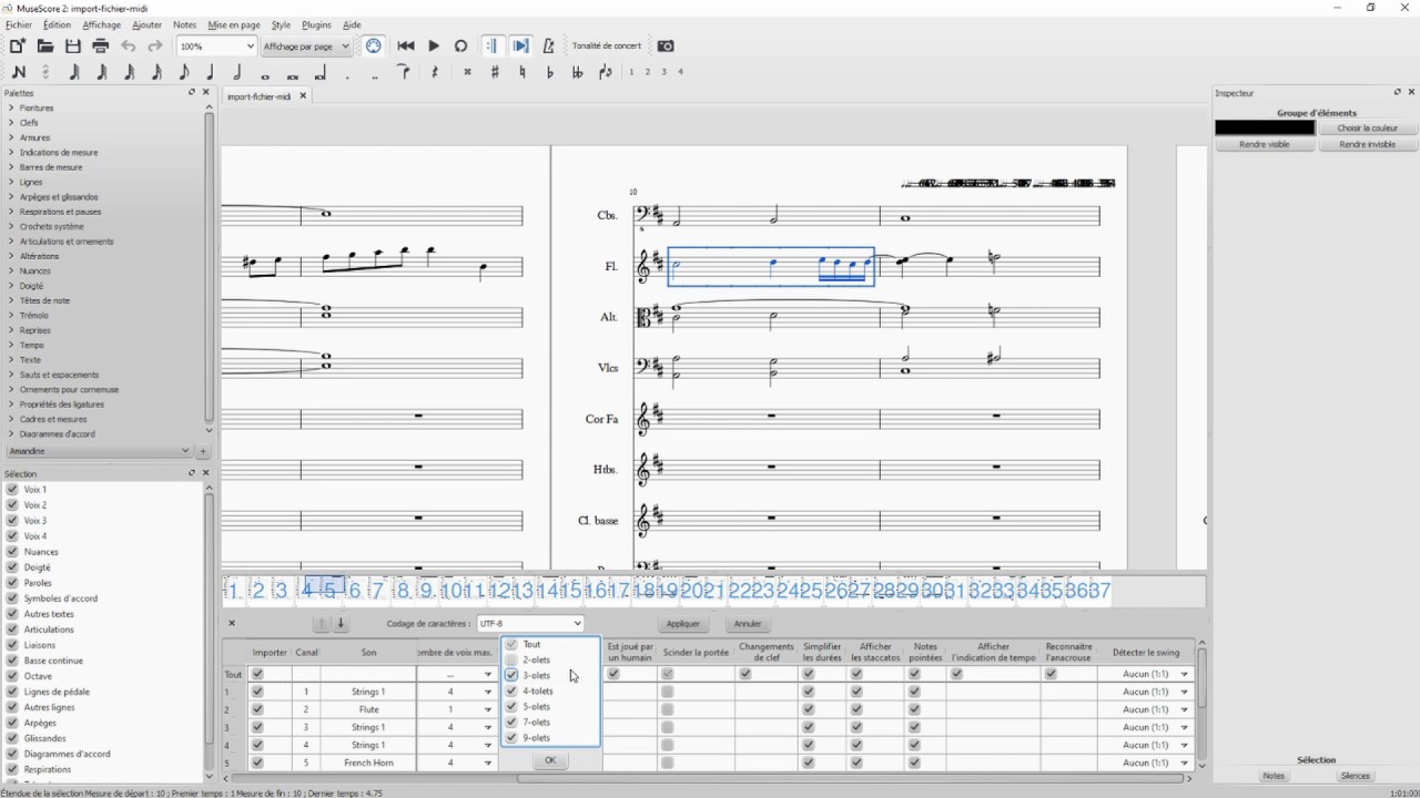 MuseScore 2.0 : Importer un fichier Midi